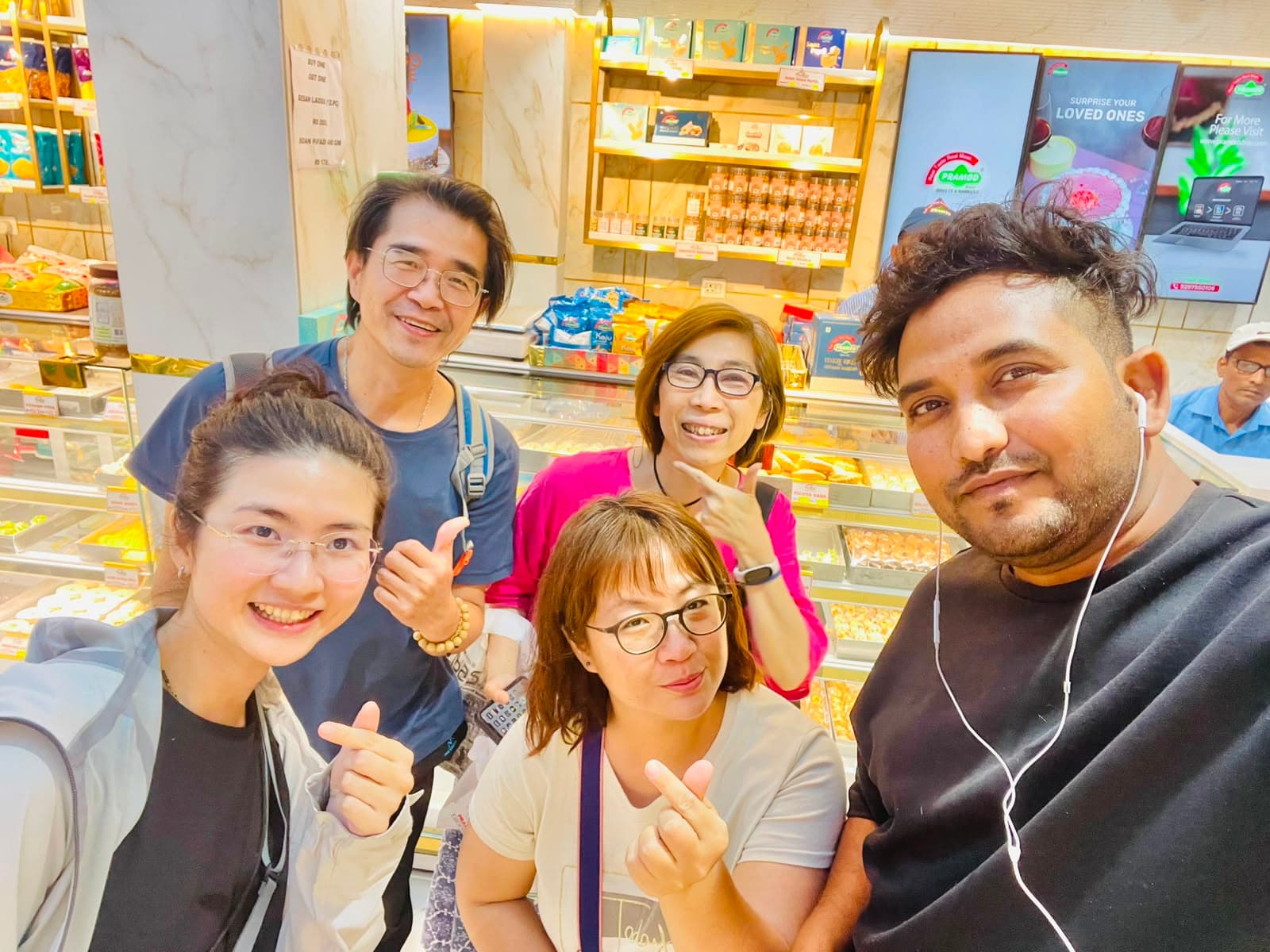 Tourists with Director Riyaz